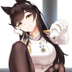 This is a pixiv picture whose title is 愛宕(アズールレーン).