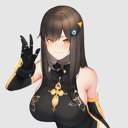 This is a pixiv picture whose title is 雷電ちゃん.