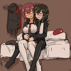 This is a pixiv picture whose title is Shikicunt And Saiga.