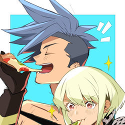 This is a pixiv picture whose title is プロメア見ました【ちょい腐向け】.