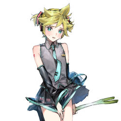 This is a pixiv picture whose title is レンくん9割.