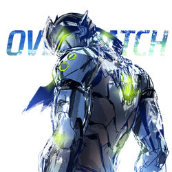 This is a pixiv picture whose title is GENJI - OVERWATCH.