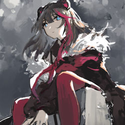 This is a pixiv picture whose title is -凛冬-.