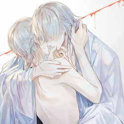 This is a pixiv picture whose title is 習合.