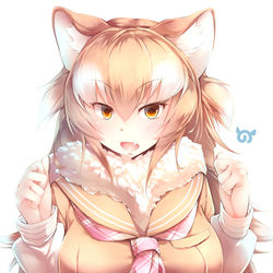 This is a pixiv picture whose title is ニホンオオカミちゃん.