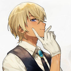 This is a pixiv picture whose title is 安室透.