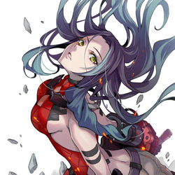 This is a pixiv picture whose title is 『GODEATER』企画イラスト.