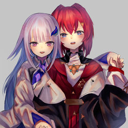 This is a pixiv picture whose title is てぇてぇ.