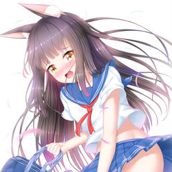 This is a pixiv picture whose title is jk長門.