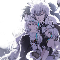 This is a pixiv picture whose title is 家族.