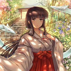 This is a pixiv picture whose title is 桔梗.