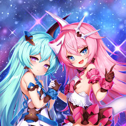 This is a pixiv picture whose title is Vodka Girls.