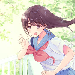 This is a pixiv picture whose title is 初夏の想い.