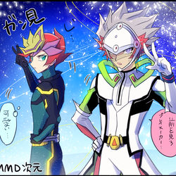This is a pixiv picture whose title is ヴログ19(腐有).