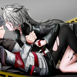 This is a pixiv picture whose title is 双狼CP.