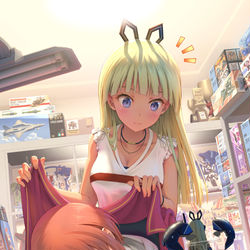 This is a pixiv picture whose title is 寝落ちまで何作っているのよ….
