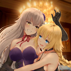 This is a pixiv picture whose title is Wドレスジャンヌ.