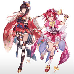 This is a pixiv picture whose title is グラブル黒澤姉妹.