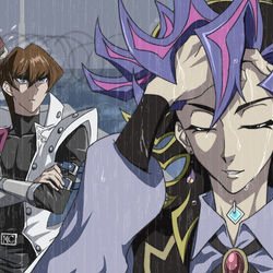 This is a pixiv picture whose title is VRAINS 104話放送前絵.