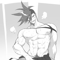 This is a pixiv picture whose title is ガロ.