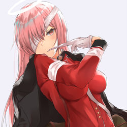 This is a pixiv picture whose title is 婦長.