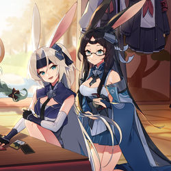 This is a pixiv picture whose title is 祝二周年！.