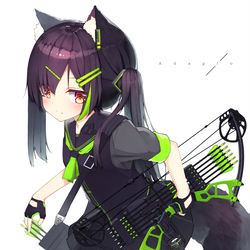 This is a pixiv picture whose title is 静かな狙撃手.