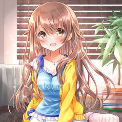 This is a pixiv picture whose title is 先輩のアルバム見てもいいですか？.