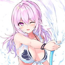 This is a pixiv picture whose title is 水遊び桜さん.