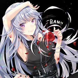 This is a pixiv picture whose title is BAN.