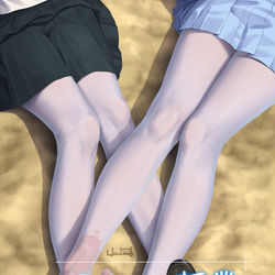 This is a pixiv picture whose title is ひみつの授業.
