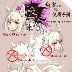 This is a pixiv picture whose title is 白金的使用手册.