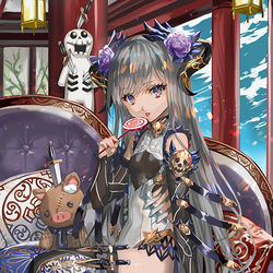 This is a pixiv picture whose title is 【三国志大戦】董白.