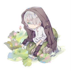 This is a pixiv picture whose title is 蟲師.
