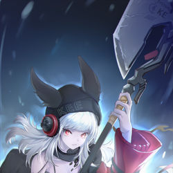 This is a pixiv picture whose title is Arknights.