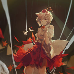 This is a pixiv picture whose title is 🍁.