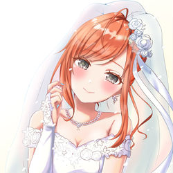 This is a pixiv picture whose title is 【Ring a bell】の夏葉さん.