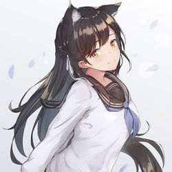 This is a pixiv picture whose title is 爱宕.