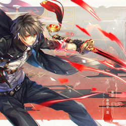 This is a pixiv picture whose title is 【夏闘乱2019】命連寺 蓮【東軍】.
