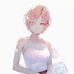 This is a pixiv picture whose title is whiteroses.