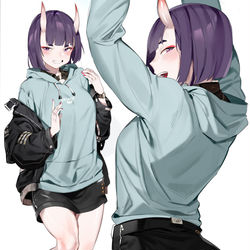 This is a pixiv picture whose title is FGO(酒呑童子).