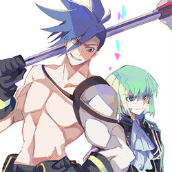 This is a pixiv picture whose title is 【腐】ガロリオ詰め.
