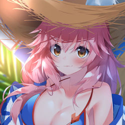 This is a pixiv picture whose title is タマモちゃんサマー.