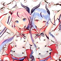 This is a pixiv picture whose title is 鳴花ヒメ・ミコト.