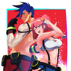 This is a pixiv picture whose title is プロメア.
