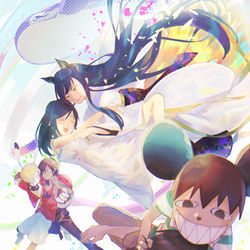 This is a pixiv picture whose title is 僕たちの夏の戦い.