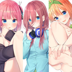 This is a pixiv picture whose title is 五等分の花嫁.