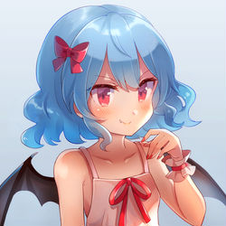 This is a pixiv picture whose title is 白ワンピレミリア.