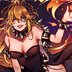 This is a pixiv picture whose title is クッパ姫.