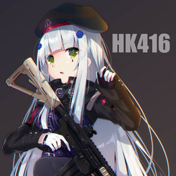 This is a pixiv picture whose title is HK416.